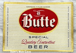 Butte Beer Label