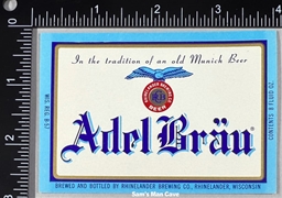 Adel Brau Beer Label