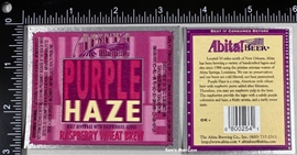 Abita Purple Haze Beer Label