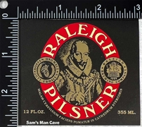 Raleigh Pilsner Beer Label