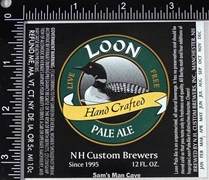 NH Custom Brewers Loon Pale Ale Label