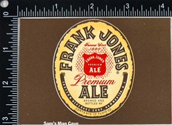 Frank Jones Ale Label