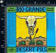 Rio Grande Desert Pils Label