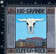 Rio Grande Elfego Bock Beer Label