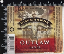 Rio Grande Outlaw Lager Beer Label