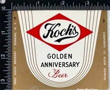 Koch's Golden Anniversary Beer Label