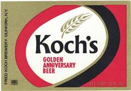 Koch's Golden Anniversary Label