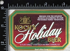 Koch's Holiday Beer Label