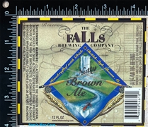 Falls Brewing Nutty Brown Ale Label
