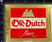 Old Dutch Beer Label