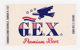 Gex Premium Beer Label