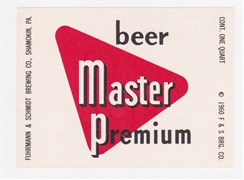 Master Premium Beer Label