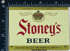 Stoney's Beer Label