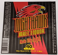 Nighthawk Malt Liquor Label