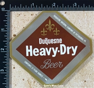 Duquesne Heavy-Dry Beer Label