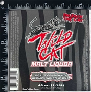 Wild Cat Malt Liquor Label