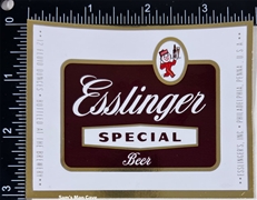 Esslinger Special Beer Label