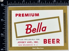 Bella Premium Beer Label