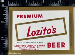 Lozito's Premium Beer Label