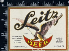 Seitz Beer IRTP Beer Label