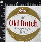 Old Dutch Beer Label