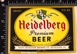 Heidelberg Beer Label