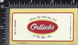 Ortlieb's Beer Label