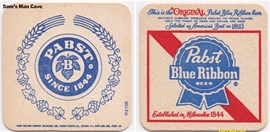 Pabst Blue Ribbon Pabst Brewery Beer Coaster