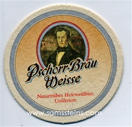Pschorr-Brau Weisse Coaster