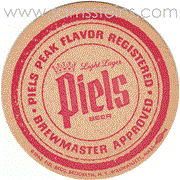 Piels Peak Flavor Beer Coaster