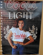 Coors Light Pura Vida Beer Poster