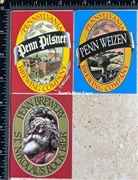 Pennsylvania Brewing Company Set of 3 Stickers