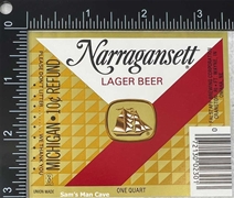 Narragansett Lager Beer Label