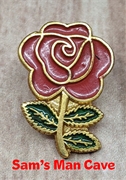 Red Rose Pin