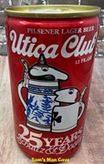 Utica Club 25 Years Schultz & Dooley Beer Can