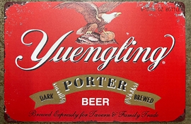 Yuengling Porter Beer Metal Sign