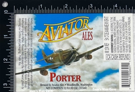 Aviator Ales Porter Label