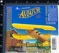 Aviator Ale Honey Brown Ale Label