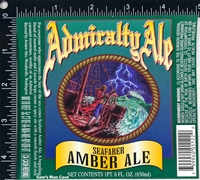 Admiralty Ale Seafarer Amber Ale Label