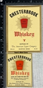 Chesterbrook Whiskey Label Set