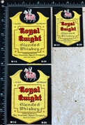 Royal Knight Blended Whiskey Label Set