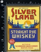 Silver Lake Straight Rye Whiskey Label
