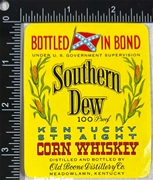 Southern Dew Corn Whiskey Label