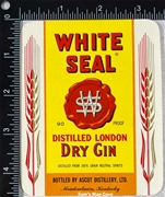 White Seal Dry Gin Label
