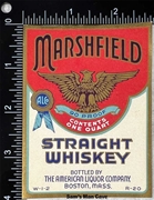 Marshfield Straight Whiskey Label