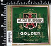 Augsburger Golden Lager Label