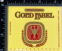 Wisconsin Gold Beer Label