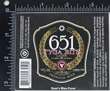 651 Tyga Bite Lager Label