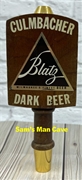 Blatz Culmbacher Dark Beer Tap Handle