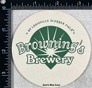 Browning's Brewery Coaster